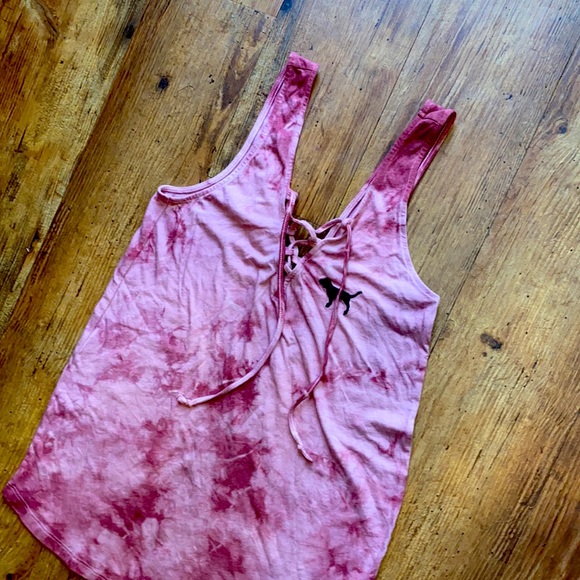 Pink Tie dye tank top - Picture 2 of 2
